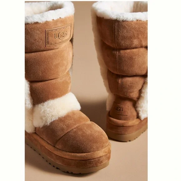 NWT! NEW IN BOX UGG CLASSIC CLOUD PEAK BOOTS CHESTNUT SIZE 8